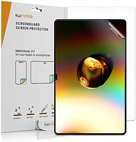 kwmobile 2X Защитни фолиа за екрана, Съвместим с Samsung Galaxy Tab S8, Комплект ультразащитных филми за таблет