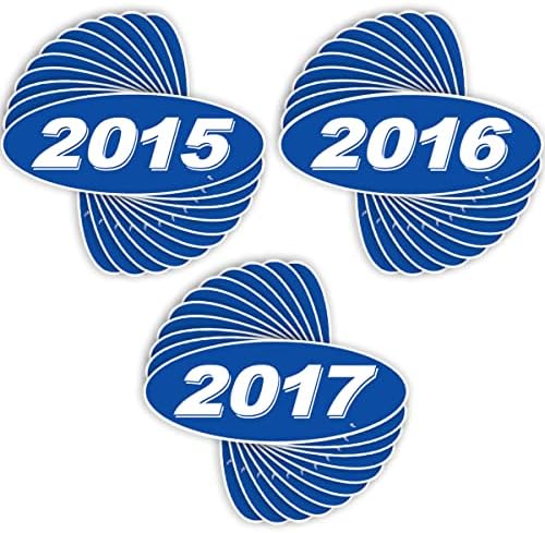 Versa Тагове 2015 и 2017 Овални етикети в прозореца дилъри на автомобили моделна година, с гордост Направени в САЩ, Versa Овални стикери на предното стъкло модел, година на с?