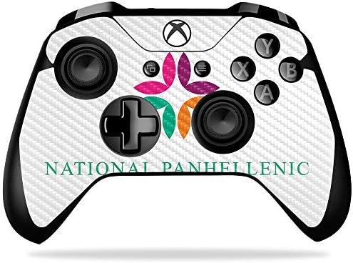 Обвивка от въглеродни влакна MightySkins контролера на Microsoft Xbox One X - National Panhellenic Conference Classic