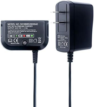 Многовольтовое зарядно устройство Biswaye 9,6 В-18, съвместимо с Black & Decker 18 В 14,4 v 12 9,6 В NiCd NiMH