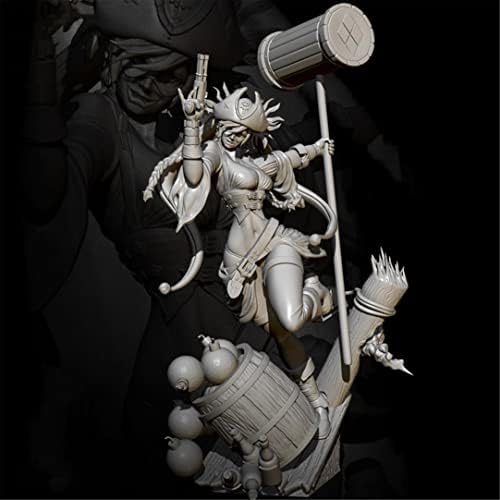 ETRIYE 1/24 Древна Фэнтезийная Pirate Жена-Воин, Герой От Смола, Формовани модел (Комплект в разглобено формата