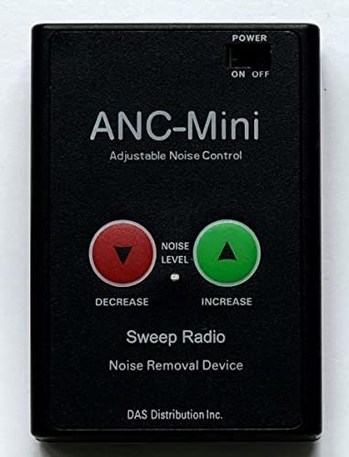 ANC-Мини Радио с Регулируем Шумопотискане, Черен