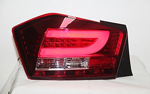 Универсален за Honda City Led Задна Светлина от 2008 до 2011 Година, Червен Цвят