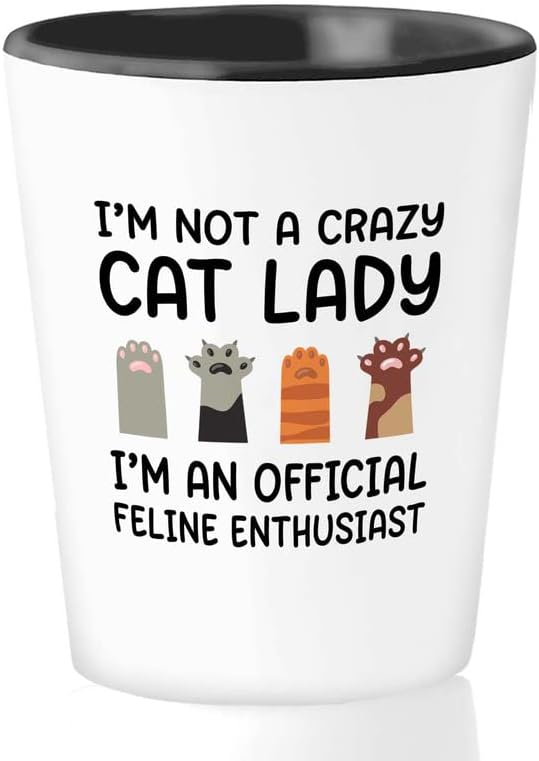 Чаша Flairy Land Cat Lady 1,5 мл - имам страст котки -Забавни подаръци за котки, Майките Котки, Баби, Котки,