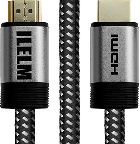 Кабел SecurOMax HDMI (4K 60Hz, 18 gbps) с Тъкани кабел, 1,5 Метра, 2 опаковки