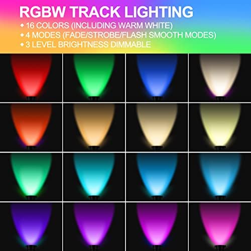 EAGLOD 12 W RGB Led трековые Осветителни глави, Диммируемые трековые RGB Осветителни главата H Тип за акцентных