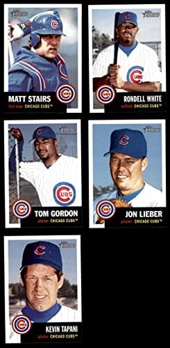 2002 Topps Heritage Chicago Cubs Почти пълен набор от команди Chicago Cubs (Комплект) NM/MT Cubs
