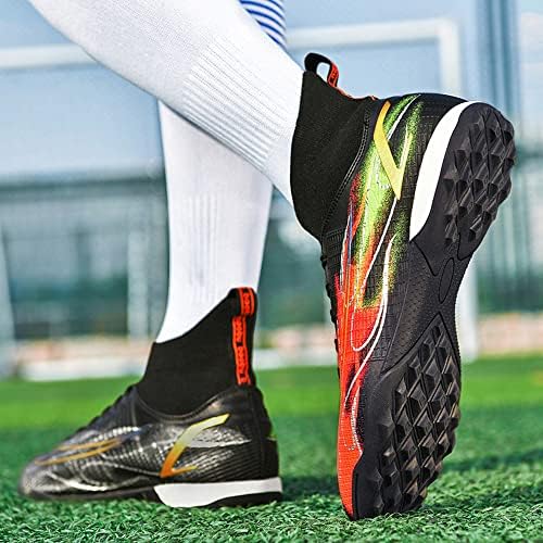 BINBINNIAO/мъжки и женски Футболни Обувки TF/AG с твърдо покритие, осветлението на Професионални Футболни Обувки