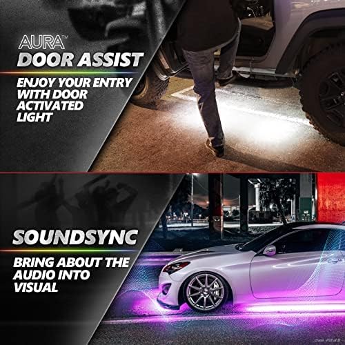 Алуминиево Подсвечивание OPT7 Aura Pro за автомобили на Спирките на АВТОБУСА, Комплект за външно осветление дъна на купето