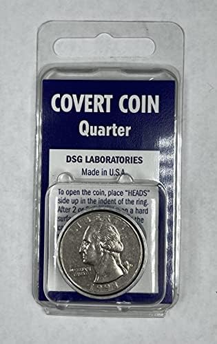Монети Covert с висока точност са ръчно изработени от истински монети за създаване на потайного вътрешно отделение (четвертак