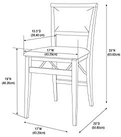Сгъваем стол Linon Кийра Pad, комплект от 2 теми, изкуствена дърво