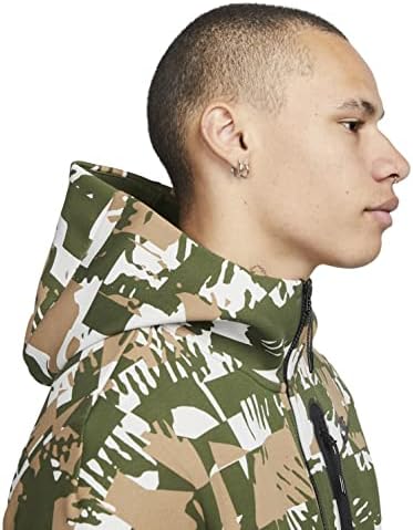 Мъжки hoody Nike Sportswear Tech Fleece с качулка с цип, Стил: DM6456-507
