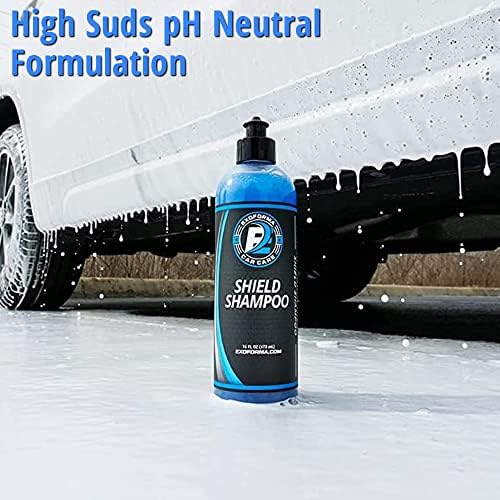 ExoForma Shield Shampoo - Шампоан за измиване на автомобили с пяна на основата на SiO2, осигурява гидрофобную защита, почиства и подмладява съществуващи покритие, восъци или упл