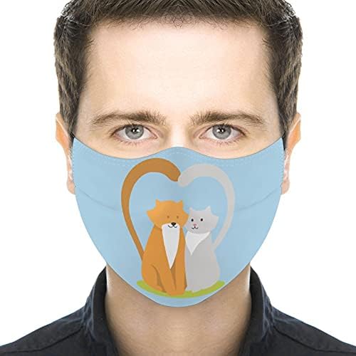 Творчески Прахозащитен Калъфи За Устата Защитно Облекло Тъканни Маска дизайн Сладка Двойка Картина С Животни Котка подарък за
