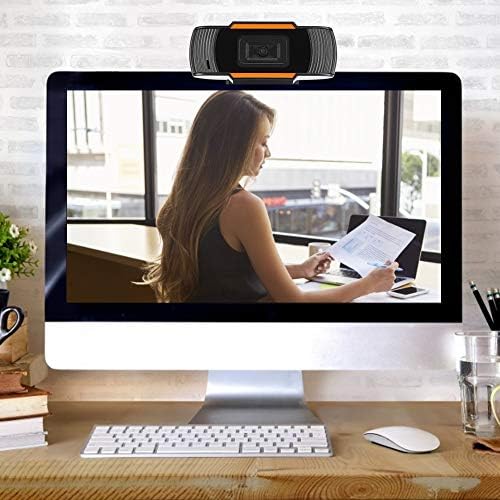 Уеб камера PUSOKEI HD 720P, Компютърна камера, USB, Вграден микрофон със заглушител за намаляване на шума, зрителен Ъгъл 60
