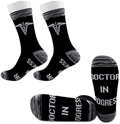 JXGZSO 2 Двойки Докторски Чорапи Подарък в знак на Признателност Доктор по Чорапи В процеса на Работа Подарък За