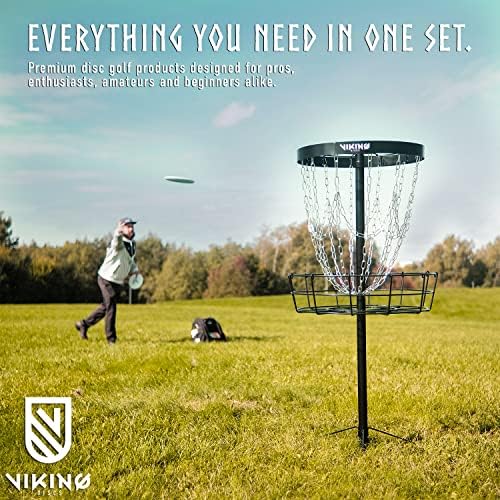 Стартов комплект за голф Viking Disks - 3 диск за игра на фризби на всяка дистанция, одобрени PDGA - За стикове среден обсег,