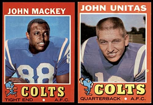 1971 Топпс Балтимор Колтс Команден сет Балтимор Колтс (сет) EX+ Colts