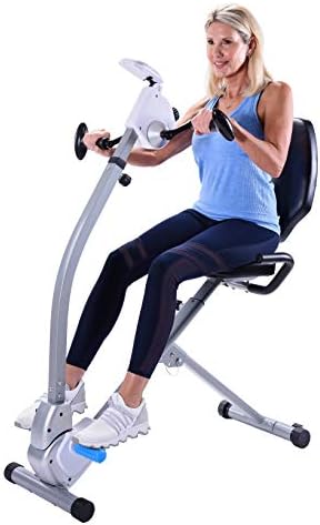 Велоергометър за горната част на тялото Stamina в седнало положение - приложение Smart Workout, не се изисква абонамент
