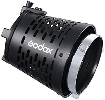 Проектор Godox SA-P с адаптер Snoot SA-17 за определяне Bowens S30 SL-60W VL150 SL-150W SL-200W VL200 VL300 с led подсветка