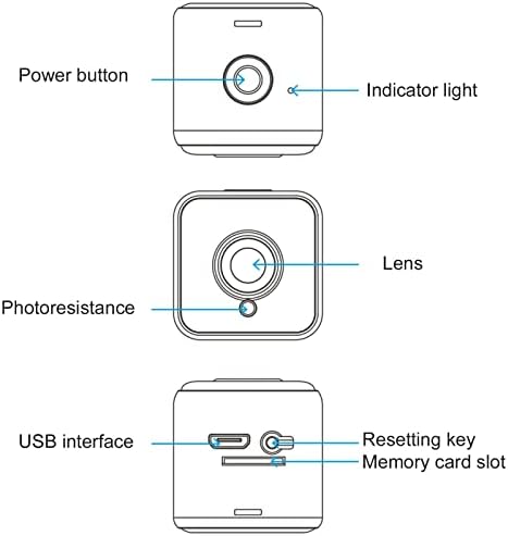 Мини WiFi камера Yunseity, Интелигентна Инфрачервена камера, Поддръжка на 128 GB с вграден микрофон, Дистанционно
