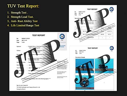 JTP е Съвместима с 2 елемента 20 мм Безопасни подложки за колела от авиационен алуминий горещо коване 5x120, подходящи
