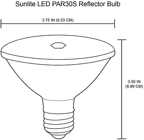 Sunlite LED Червена Костенурка PAR30 Blub - 1 Опаковка