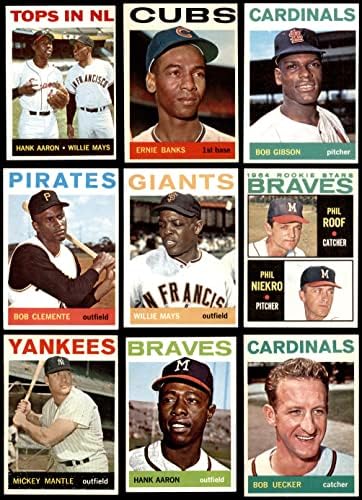 Бейзболен комплект Topps 1964 г. съобщение (Baseball Set) EX