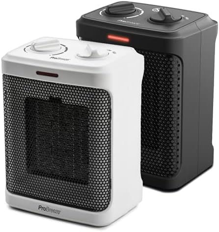 Нагреватели Pro Breeze Black & White – Електрически нагреватели с мощност 1500 W 3 режима на работа и регулируем