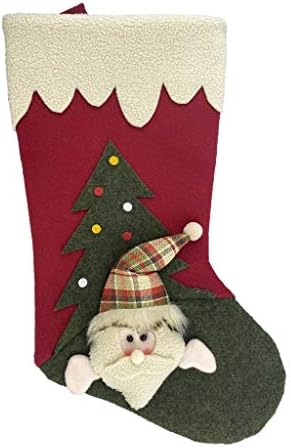 Коледен Отглеждане На Коледа Орнамент На Санта Подаръци Декор Снежен Човек Чорап Начало Декор Стълбище Коледа