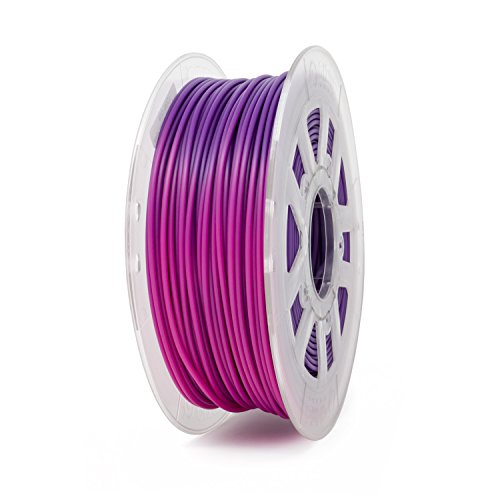 Конци Gizmo Dorks 1,75 мм PLA 1 кг / 2,2 кг за 3D-принтери, Променя Цвета си от Лилав в розово