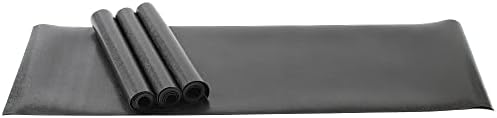 Втулки RESILIA за гаражни рафтове - Тежкотоварни, водоустойчиви, устойчиви на петна, миещи се, са Отлични за телени стелажи, Черен винил, 20 инча x 4 фута, 4 опаковки