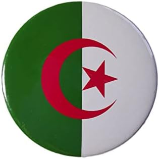 Vmcoatdu през Цялата Флаг на Алжир Международни Пътувания Големи Игли Сплав Теплопередача Печат Метален Сувенир