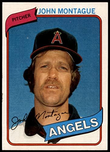 1980 Topps # 253 Джон Монтагю Ангелите Лос Анджелис (Бейзболна картичка) NM+ Angels