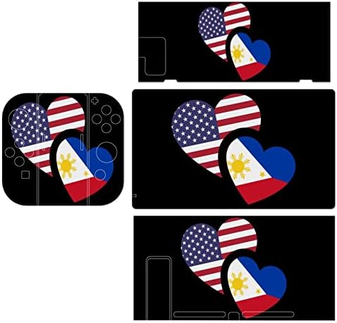 Филипините Флаг на САЩ Пълен Набор от Ключове, Етикети С Индивидуален Красиви Модела Защитна Кожа Против Надраскване за