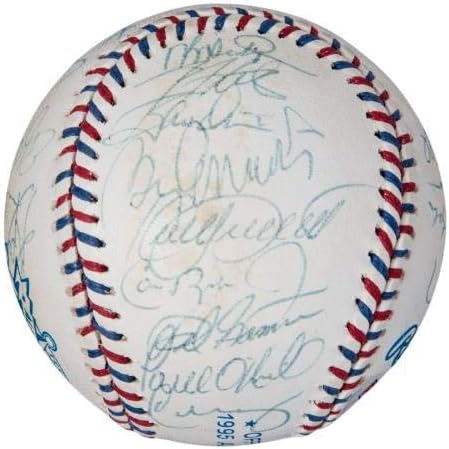 1995 Мач на звездите Бейзбол Подписано на 26 Подписи! ДНК PSA Кърби Пакетта и Cal Рипкена - Бейзболни топки с Автографи
