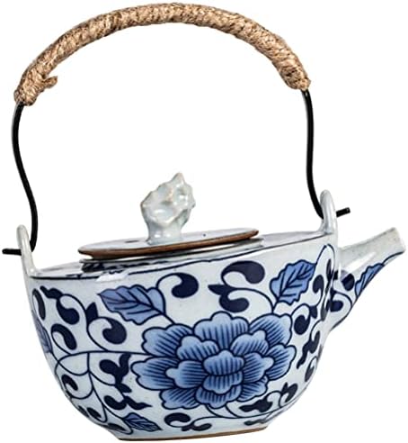 Zerodeko Портативна готварска печка, Порцелан Чай Чайник за печки в Японски Стил Кана за приготвяне на чай от Неръждаема Стомана