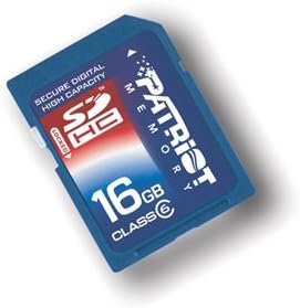 Високоскоростна карта памет 16GB SDHC клас 6 за цифров фотоапарат Pentax X70 - Secure Digital голям капацитет 16 GB