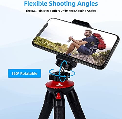 Потоковая уеб камера NexiGo 1080P с комплекти мини-епендорф, уеб-камера с автофокус 2021 N930E с околовръстен подсветка и защитно покритие, Гъвкава Поставка за статив на Каме