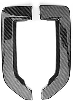 FTAPACCE 2 бр. Стикер на Предното Странично Крило Вентилационни Отвори Въздушна Капакът е Подходящ за Bronco Sport 2021 2022 ABS Пластмаса (Черен вид от Въглеродни влакна)
