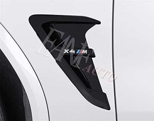 M Стил на Предното крило отстрани отдушник на изхода тампон за BMW X3 G01 X4 G02 X3M X4M 2018-2020 (X4M)