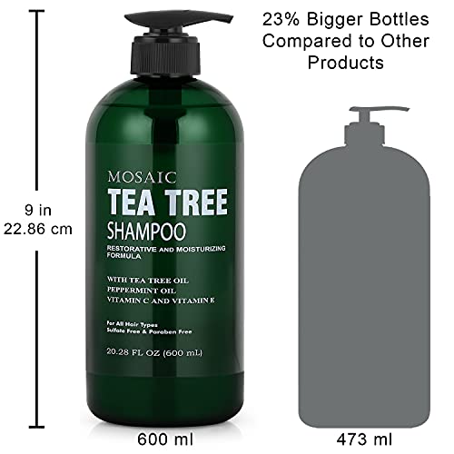 Набор от шампоани и балсами за Чаено дърво за растежа на косата, За лечение на Изтъняване на косата и косопад за жени и