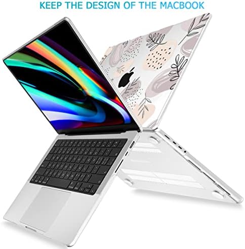 Калъф Mektron за MacBook Pro 16 A2485/M2 A2780 (2021/2023) с Touch ID, твърд Пластмасов калъф за лаптоп, Защитно фолио за клавиатура,