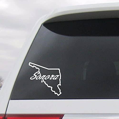 Kramer sticker's shop Крамър Сонора Син на Щата Мексико Стикер за Автомобил, Винил Стикер на Прозореца на Камиона