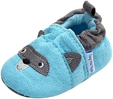 Prewalker Плюшен Детски Топли Обувки За Бебета Обувки за Бебета Обувки За Момчета И Момичета С Животни, Детски Обувки