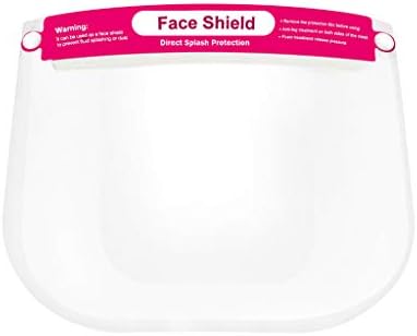 NMSLCNM Детска Защитна маска за лицето, Защитни прозрачна козирка в цял ръст, За защита на очите и лицето, Затварящ