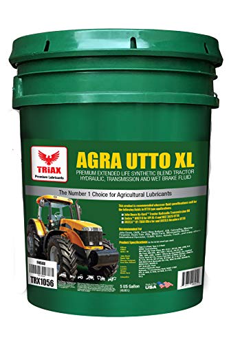 Трактор течност TRIAX Agra UTTO XL, Синтетична смес от трансмисионния и хидравлично масло за трактори, живот 6000 часа, износване на 50% по-малко, температура на течливост -36 F, ?