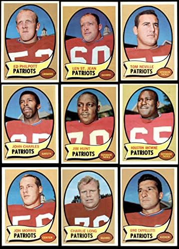 1970 Topps Набор от екипа на New England Patriots Патриотите на Нова Англия (Комплект) EX Патриоти