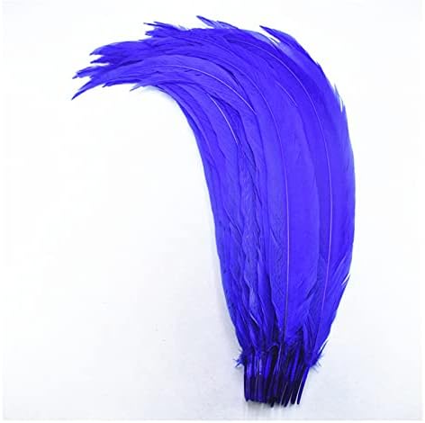 QIAONNAI ZD103 100 бр./лот, Багрене цветни пера от опашката на фазан 30-80 см/12-32 инча, фазаньие пера за стабилизиране на