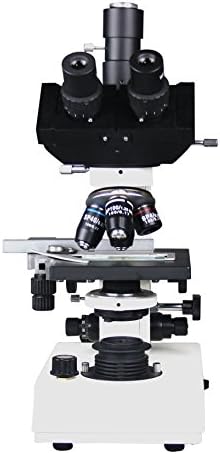 Радикалният 2000x Професионален Тринокулярный Медицински Микроскоп с фазовым контраст 3 W LED с USB-Камера